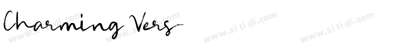 Charming Vers字体转换